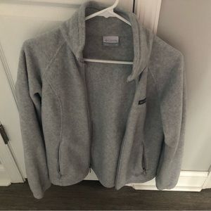 Grey Columbia Zip up Jackets
